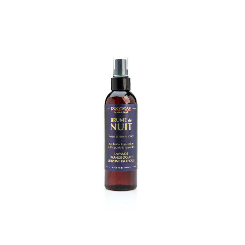 Brûme de nuit spray ambré 200 ml HE à lavande, verveine et orange