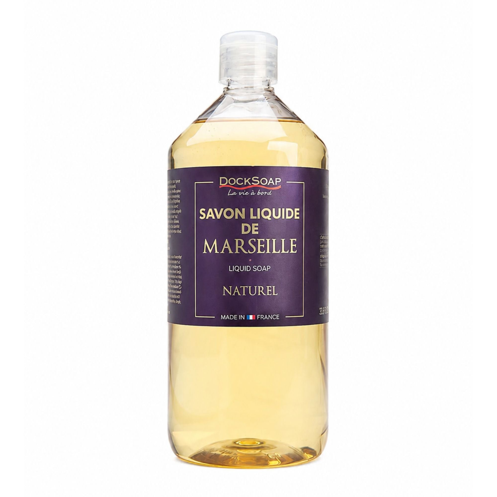 Savon de Marseille liquide Naturel Recharge 1 litre